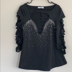 Ooo la laaaaa!!! Black sexy blouse